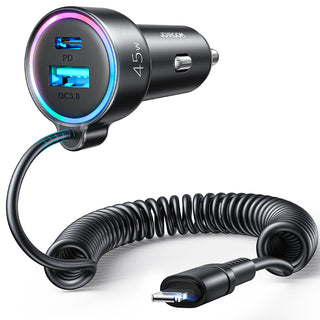 55W 3-Fast Port Super USB C Car Charger