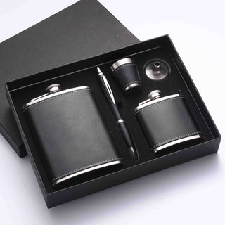 Black Hip Flask Set ii