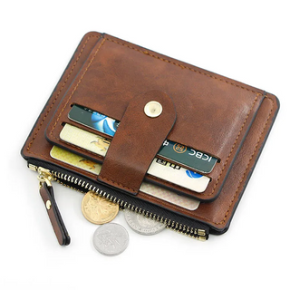 Slim Leather Credit ID Card Holder Wallet