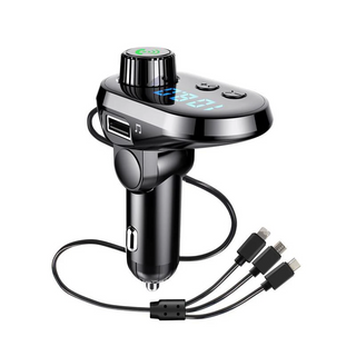 Car Kit Bluetooth 5.0 FM Transmitter USB MP3 Player