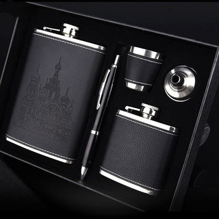 9oz High Quality Stainless Steel Hip Flask Set