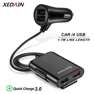 4 Port USB Quick Car Charger ii