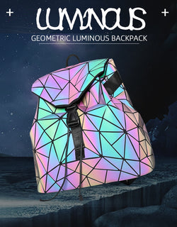 Women's Geometric Luminous Backpack